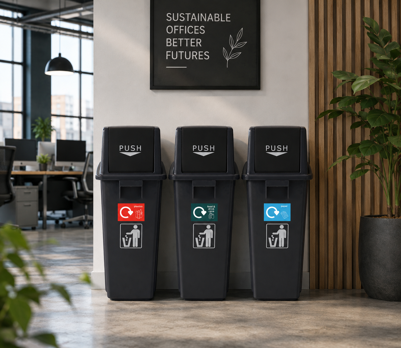 Office Recycling Bins