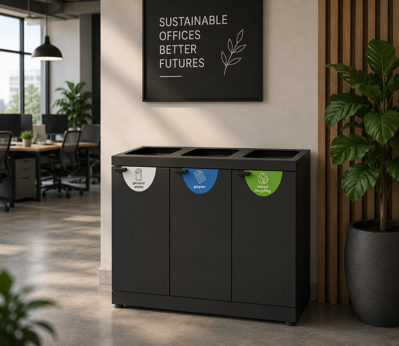 Office Recycling Stations