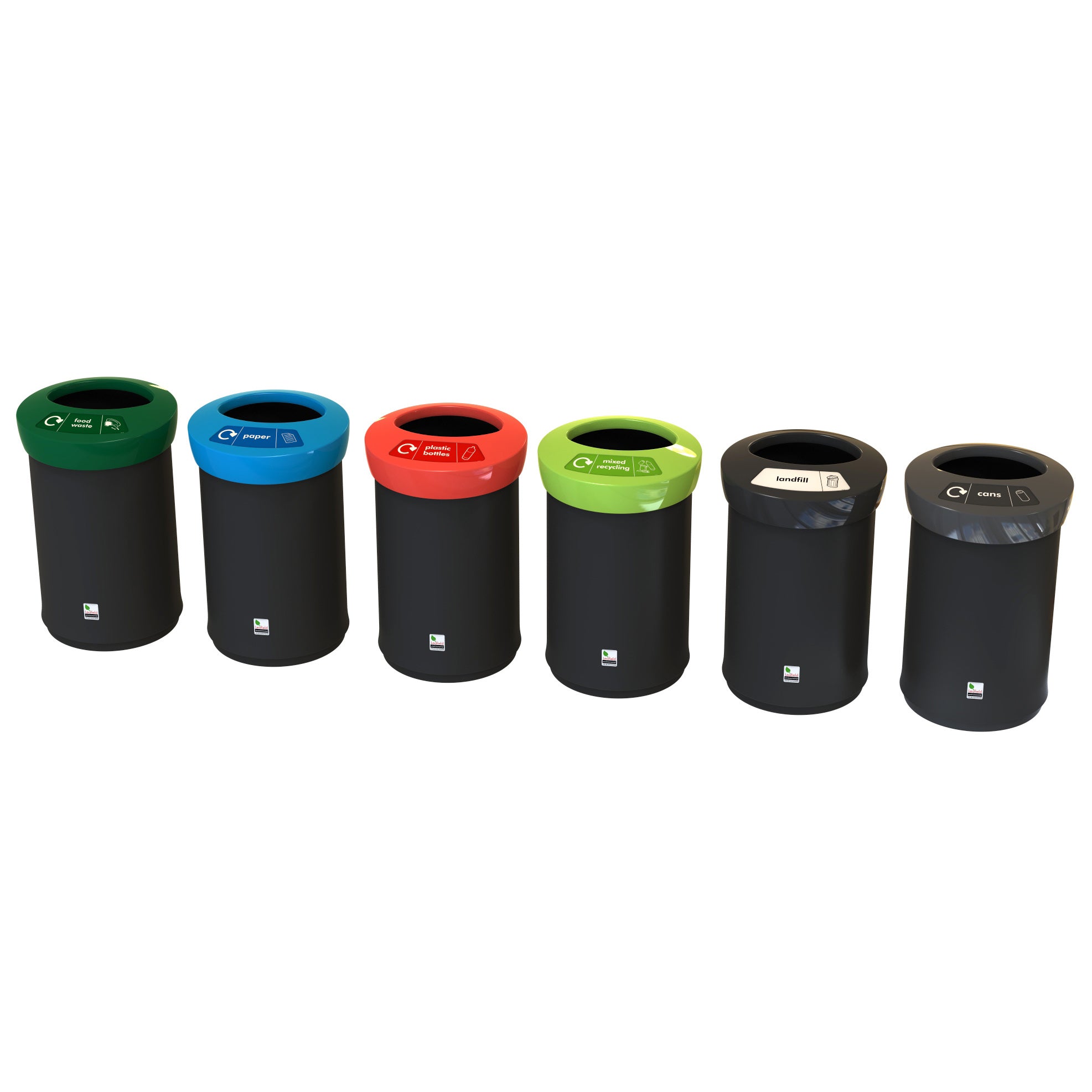 EcoAce 62L Office Recycling Bin Package