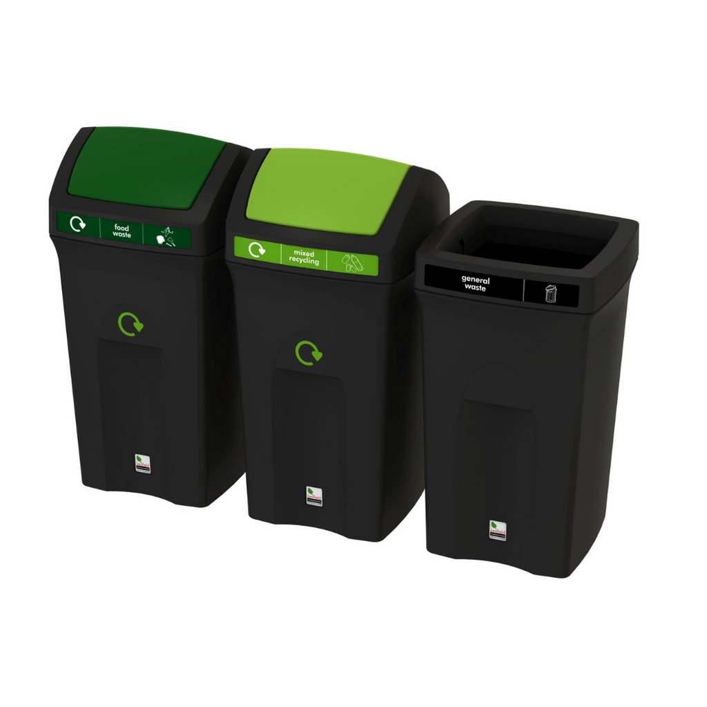 Envirobin 100L Office Recycling Bin Package