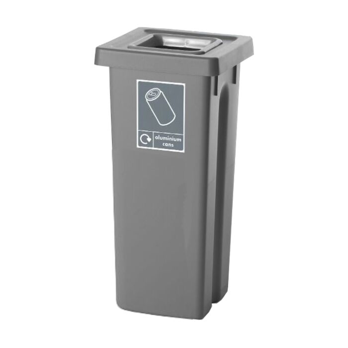 Coloured Lid 50L Office Recycling Bin Package